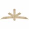 Ekena Millwork Alberta Rough Sawn Timber Gable Bracket, Douglas Fir, 84"W x 31"H x 6"D x 6"F, 9/12 Pitch GBW084X31X0606ALB00RDF - alternate 1